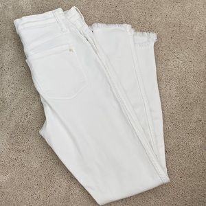 Madewell white jeans size 26T (tall)